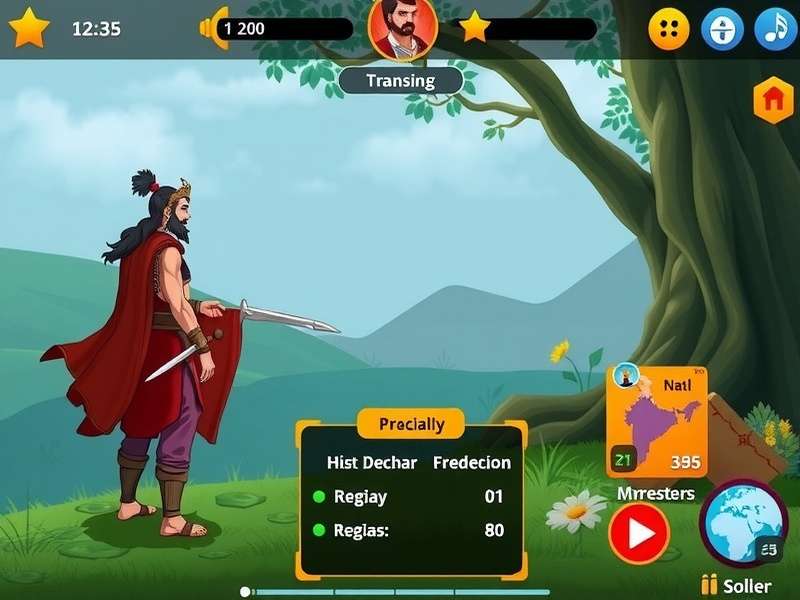 Yudhishthira S Wisdom character interaction screen